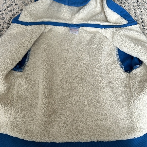 Hanna Andersson shearling lined hoodie size 4 - Picture 5 of 6